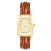 Anne Klein Womens Quartz Brown Crocograin Leather Watch, Classic and Stylish Design,20mm