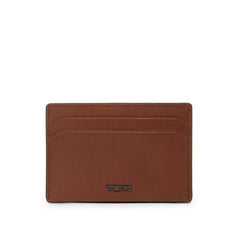 TUMI Men's Nassau Slim Card Case Leather Wallet