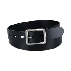 Levi's Women's Hammered Center Bar Buckle Casual Leather Belt
