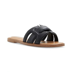 ALDO Women's Elenaa Studded Flat Slide Sandals, Trendy Comfortable Stylish Flats