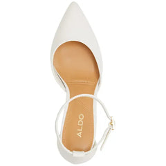 ALDO Women's Jan Pointed Toe Ankle Strap Block Heel, Sandals Stylish and Comfortable Footwear