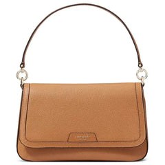 Kate Spade New York Hudson Pebbled Leather Flap Small Shoulder Bag