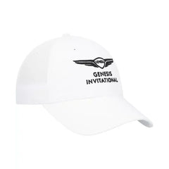 Ahead Womens White Marion Adjustable Golf Hat, Genesis Invitational Cap, Size OSFM