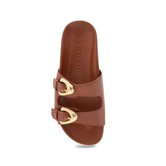 Aerosoles Women's Link Moulded Footbed Sandals, Comfortable Supportive Slide Footwear