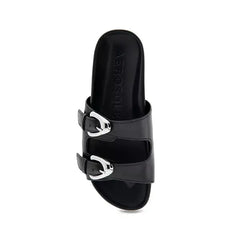Aerosoles Women's Link Moulded Footbed Sandals, Comfortable Supportive Slide Footwear