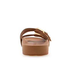 Aerosoles Women's Link Moulded Footbed Sandals, Comfortable Supportive Slide Footwear