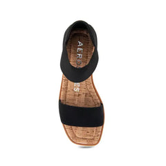 Aerosoles Womens Bente Low Wedge Sandals, Comfortable Lightweight Summer Shoes