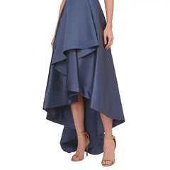 Adrianna Papell High Low Mikado Gown for Sophisticated and Elegant Evening Wear
