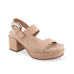 Aerosoles Womens Clarkson Buckle Strap Platform Sandals Trendy Supportive Comfort