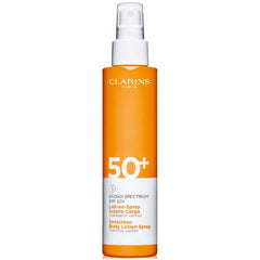 Clarins Sunscreen Body Lotion Spray Broad Spectrum SPF 50+, 5 oz.