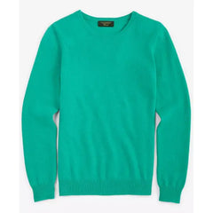 Macy's 100% Cashmere Women's Long-Sleeve Crewneck Sweater, Created for Macy's-Peacock cream