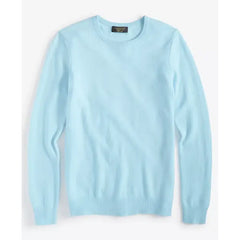 Macy's 100% Cashmere Women's Long-Sleeve Crewneck Sweater, Created for Macy's-Crystal blue