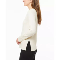 Women's V-Neck Wide-Hem Wide-Cuff Sweater, Created by Macy's-Papyrus