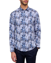 Brooklyn Brigade Men's Non-Iron Performance Down Shirt - Light Blue