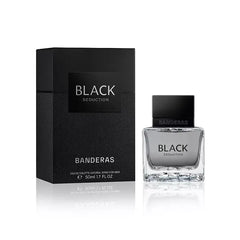 Banderas Perfumes Black Seduction for Men, Eau de Toilette, 1.7oz