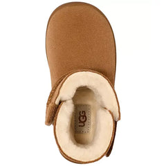 UGG® Toddler Keelan Booties, Cozy and Stylish Footwear for Toddlers, Chestnut , 5 Toddler