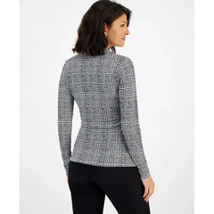 Women's Side Ruched Top, Created for Macy's-Regan Grid