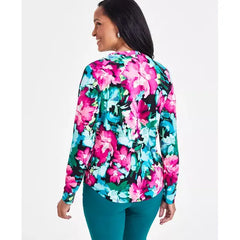 Women's Print Zip-Pocket Top, Created for Macy's-Ailee combo A