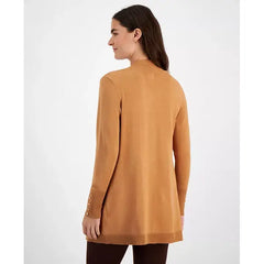Women's Button-Sleeve Flyaway Cardigan, XS-4X, Created for Macy's-Canyon trail