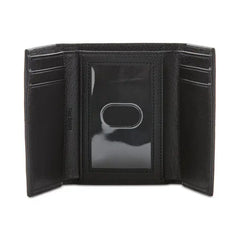 Perry Ellis Portfolio Men's Slim Faux-Leather Trifold Wallet