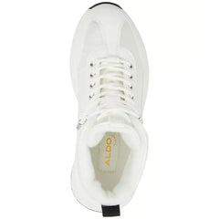 ALDO Womens Priemeth Lace Up Waterproof Ankle Boots, Warm and Stylish Winter Footwear, White
