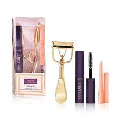MACY's Tarte 3-Pc 24K Gold Eye Essentials and Curler Set, Ultimate Eye Makeup Kit