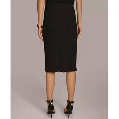 Women's Metallic-Print Skirt,Created by Macy's-Gold mutli