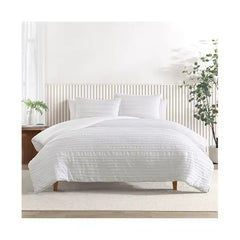 UGG® Devon Textured 2-Piece Comforter Set, Soft and Stylish Bedding for a Cozy Bedroom , White