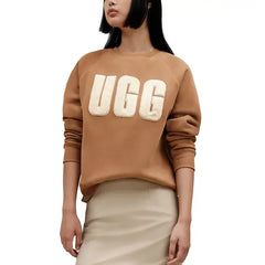 UGG® Women's The Madeline Fuzzy-Logo Crewneck Sweatshirt, Cozy and Stylish Loungewear