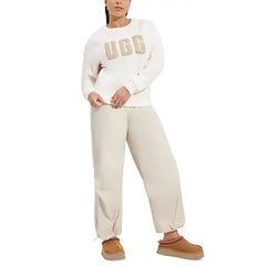 UGG® Women's The Madeline Fuzzy-Logo Crewneck Sweatshirt, Cozy and Stylish Loungewear
