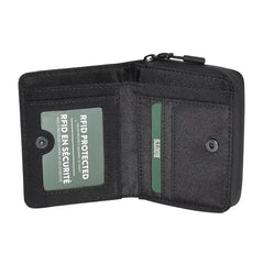Roots Men's COMPACT ZIP AROUND SNAP WALLET