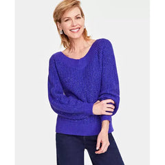 INC International Concepts Embellished Sweater, Created for Macy's-Deep lris