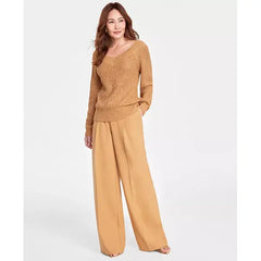 INC International Concepts Embellished Sweater, Created for Macy's-Warm toffee