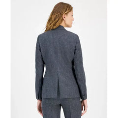 Women's One-Button Long-Sleeve Jacket,Created by Macy's-Anne Black Multi