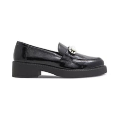ALDO Women's Dinara Embellished Tweed Loafer Flats, Elegant Chic Comfortable Flats, Black