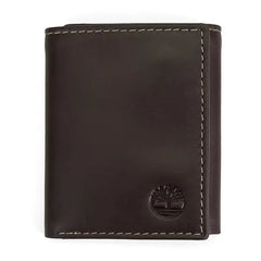 Timberland Men's Cloudy Trifold Leather Wallet