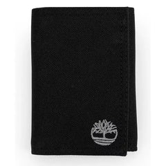 Timberland Men's Nylon Trifold Leather Wallet