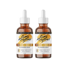 Curl Rhythm Nourish and Radiant Oil-Powered Serum - Nourishing Hair Oil - Non-Greasy Scalp Care - Hair Serum with Biotin for All Hair Types
