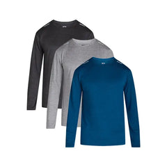 Russell Athletic Men’s Runner Tech Crewneck Tee with Long Sleeves