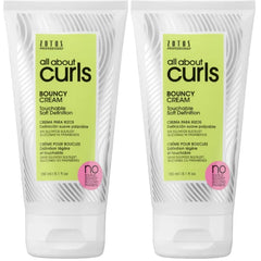 ALL ABOUT CURLS Bouncy Cream | For Curly Hair Styling | Moisturize, Define & Enhance Texture | Reduce Frizz & Boost Shine | Soft Definition | Vegan & Cruelty Free | Sulfate & Paraben Free