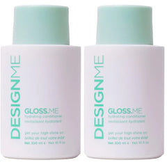 DESIGNME GLOSS.ME Hydrating Conditioner | Hemp & Argan Oil Conditioner for Damaged Hair| Straight/Curly Hair Conditioner for Dry Hair, 10 Fl Oz