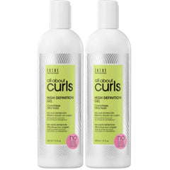 ALL ABOUT CURLS High Definition Gel | For Curly Hair Styling | Moisturize, Define & Enhance Texture | Reduce Frizz & Boost Shine | Crunchless Ultra Hold | Vegan, Sulfate & Paraben Free, 15 Fl Oz