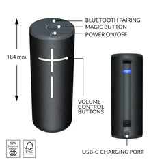 Ultimate Ears Boom 4 Portable Wireless Bluetooth Speaker