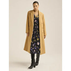 Scoop Women's & Women's Plus Faux Wool Oversized Double Breasted Coat