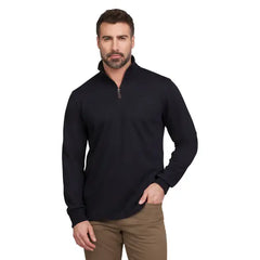 Chaps Men's & Big Men's Camden Quarter Zip Knit Sweater