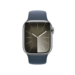 Apple Watch Series 9 (Cellular) Stainless Steel Case with Sport Band