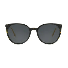 Foster Grant Women's Polarized Round Sunglasses, Tortoise Blue