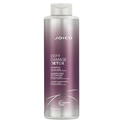 Joico Defy Damage Detox Shampoo | Removes Chlorine, Hard Water Residue, Product Buildup, Metals, & Trace Minerals | Strengthens Bonds & Preserves Hair Color | Vegan | Sulfate-Free