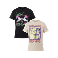 Nirvana Men's & Big Men's Smiley Graphic Tees with Short Sleeves