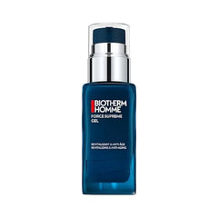 Biotherm Force Supreme Gel, a Revitalizing & Anti Aging Gel Cream for Men with Pro-Xylane and Blue Algae for Firmer Skin and Suppler Skin, Anti Aging Skincare